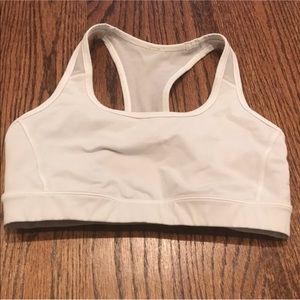 Lululemon white sport bra